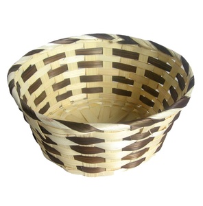 Vietnam <b>Small</b> Round Bamboo <b>Storage</b> <b>Basket</b> Cheap Woven <b>Basket</b> for Organization - Product Image 3
