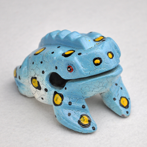 Artisanat classique diverses couleurs drôle enfants jouet Simulation croassement en bois <span class=keywords><strong>grenouille</strong></span> chanceuse 6 cm - Product Image 2