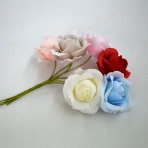Artificiale rotondo del fiore della rosa per la decorazione di nozze