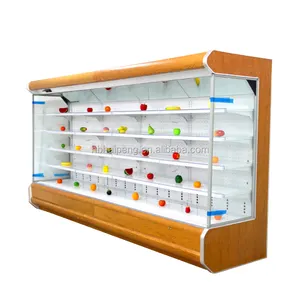 Personalizzato supermercato frigoriferi commerciali display refrigeratore aperto display frigorifero di vendita