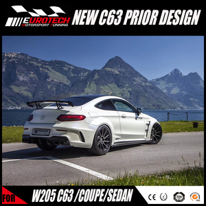 Mới đến W205 C63/<span class=keywords><strong>C</strong></span> Class Sedan/Coupe PD phong <span class=keywords><strong>c</strong></span>ách Carbon/ FRP rộng <span class=keywords><strong>c</strong></span>ơ thể Kit đối với Mercedes 2015-On - Product Image 4