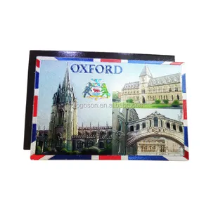 Custom Printing Oxford Cambridge Souvenirs Magnet City UK Tourist Wholesale Fridge Magnet Foil Magnets