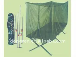 접이식 야외 캠핑 텐트 녹색 모기장