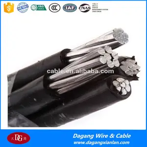 Alüminyum Iletken XLPE veya PE Yalıtım 2x6mm2 Dubleks ABC Kablo