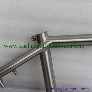 Cadre de vélo <span class=keywords><strong>BMX</strong></span> en titane XACD avec tube de direction intégré, <span class=keywords><strong>fourche</strong></span> avant et tige de selle en titane, vélo <span class=keywords><strong>BMX</strong></span> en titane personnalisé - Product Image 6