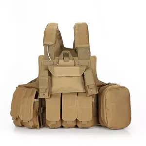 Tactical Vest Molle Combat Plate Carrier Vest Training CS Hunting Steel Wire Vest Outdoor Equipment