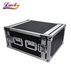 6U Ruimte DJ 19 "Vlucht Rack Case Met 3/8" Multiplex Voor Duurzaamheid