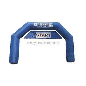 L'impression démontable rouge lambrisse le logo fait sur commande de voûte gonflable matérielle de ligne d'arrivée de PVC <span class=keywords><strong>pour</strong></span> le <span class=keywords><strong>portique</strong></span> d'entrée d'événements de courses en cours d'exécution <span class=keywords><strong>pour</strong></span> - Product Image 2