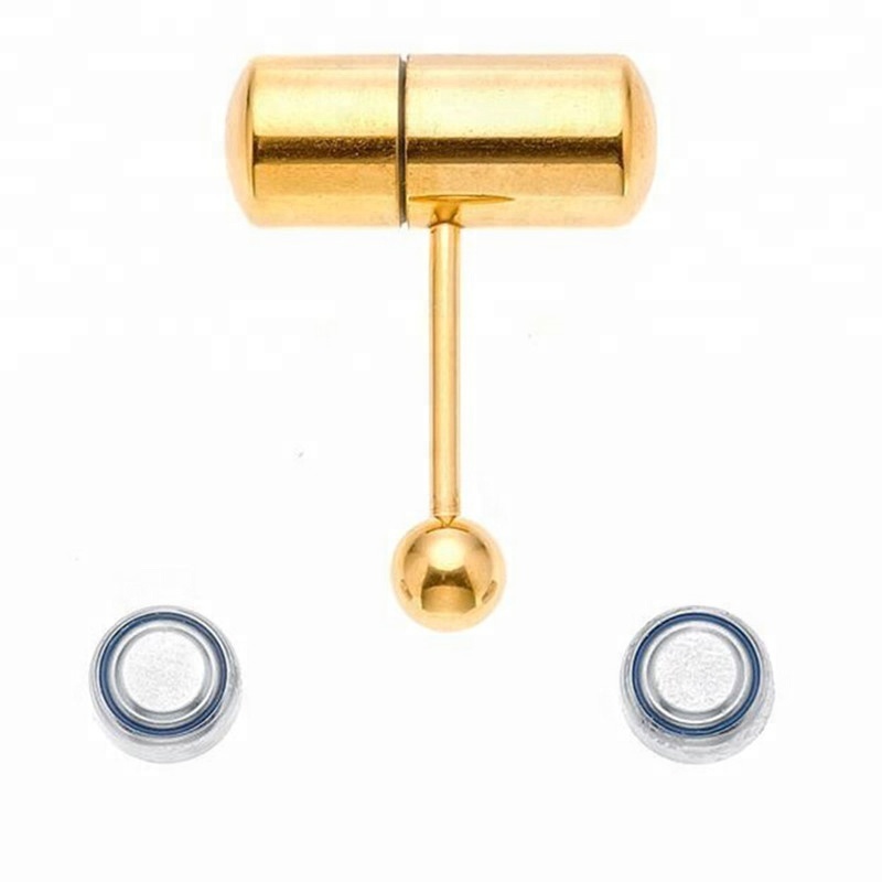 Vibrating Tongue Piercing Barbell - Bring Fun to Oral Sex with Rainbow  Design, Free Battery Included, Unisex, Stainless Steel