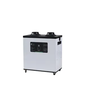 Máquina purificadora de fumaça, fábrica, 200w, soldagem a laser, extrator de ar industrial com 2 braços, capa de silicone