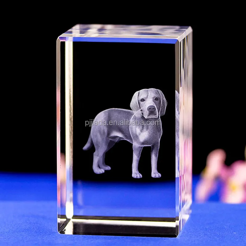 Factory sales K9 crystal glass cube custom photo 3d laser engraving blank cube for office birthday souvenir gift