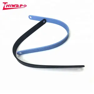 OEM factory supply Customized Flat Silicone bands big size Unbreakable Elastic Rubber Band wholesale Eco Friendly