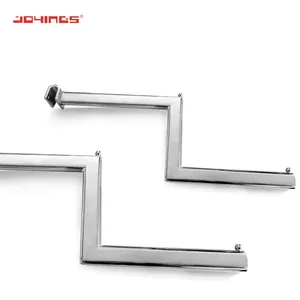 Step Arm Chrome Good Quality Gridwall Pegboard Display Hook