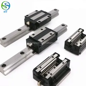 Melhor fornecedor do rolamento da máquina cnc do atuador linear do parafuso da esfera lista de preços do trilho de guia linear do escorregador