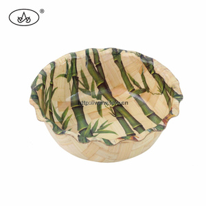 Tazón de bambú tazón ecológico fruta ensalada tazón platos vajilla utensilios de cocina - Product Image 2