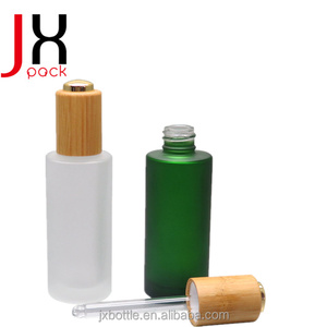 China 10 ml 15 ml 30 ml tapa de bambú aceite esencial cuentagotas botellas y frascos al por mayor - Product Image 2