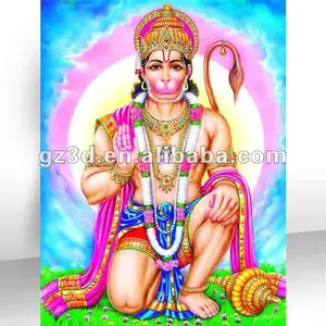 렌즈 모양 힌두교 신 프레임 3d 사진 인도 신