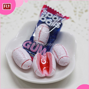 Mittel gefüllter Kaugummi, mit Marmelade gefüllter Fußball form Kaugummi - Product Image 3