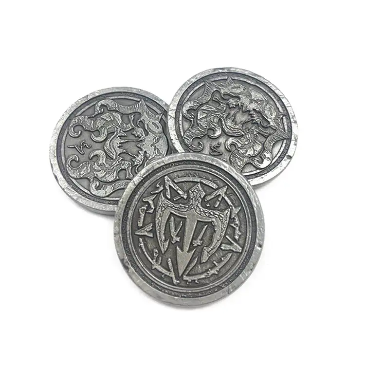 Promosyon Metal el sanatları sikke antik toplama boşlukları Pound Die hatıra saf gümüş sikke