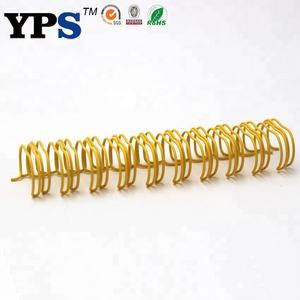 Filo metallico giallo rivestito in Nylon a doppia spirale per uso di cancelleria - Product Image 2