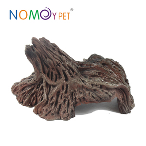 Nomo résine arbre artificiel racine <span class=keywords><strong>aquarium</strong></span> ornement reptile cache grotte NS-46