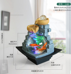 Fontana d'acqua da tavolo <span class=keywords><strong>in</strong></span> resina antica - Product Image 5