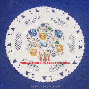 Belle Plaque De Marqueterie De Marbre - Product Image 1