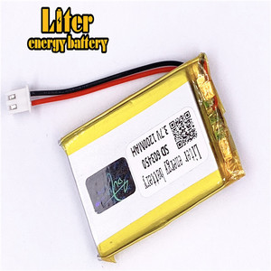 Plug 2.5-2 P 3.7 V 603450 1200 mah lipo battery Rechargeable solar li ion polymer lithium battery with PCM - Product Image 3