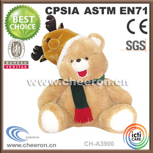 De noël dessin ours en peluche jouet, En peluche de noël ours en peluche - Product Image 5