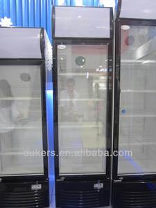 Chất lượng cao thương mại duy nhất cửa lạnh uống dọc Showcase Cooler Glass cửa tủ lạnh hiển thị Cửa trong suốt tủ lạnh - Product Image 6