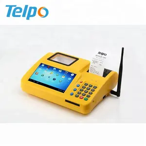 Telpo مصنع TPS550 الجيل الثالث 3G الروبوت الكل في واحد POS الطرفية مع الماسح الضوئي لبصمات الأصابع/بطاقة قراءة/طابعة ماسح الباركود