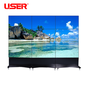 Écran d'épissure publicitaire LCD, <span class=keywords><strong>prix</strong></span> d'usine compétitif, mur vidéo pour intérieur 3x3 46 pouces 49 pouces 55 pouces 65 pouces noir personnalisé - Product Image 3