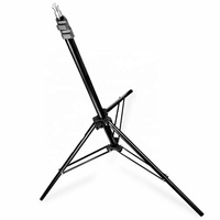Support de lampe réglable en aluminium pour studio Photo et vidéo, 2m de longueur, avec étui, coussin à ressort, pour boîte à lumière, parapluie, éclairage annulaire