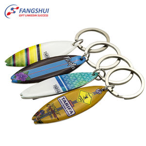 Porte-clés de surf en alliage de zinc, autocollant en forme de <span class=keywords><strong>bali</strong></span>, impression personnalisée, souvenirs de <span class=keywords><strong>voyage</strong></span>, promotion spéciale - Product Image 2