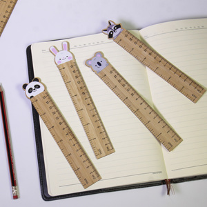 School Student Animal <strong>Ruler</strong>, 15cm Wooden <strong>Ruler</strong>