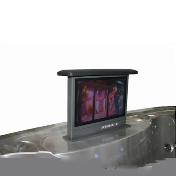 دوامة حوض الاستحمام سبا إضاءة مقاومة للماء التلفزيون للحمام