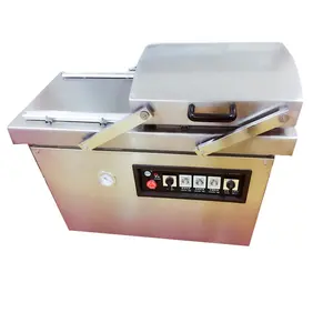 Hot Sales Desktop Tafel Top Vacuüm Sealer DZD400/2SC Automatische Dubbele Kamer Vacuüm Verpakkingsmachine Voor Voedsel Verpakking Voedsel