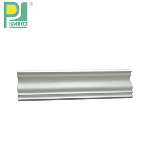 Villa Décoration <span class=keywords><strong>De</strong></span> Fiber <span class=keywords><strong>De</strong></span> <span class=keywords><strong>Verre</strong></span> <span class=keywords><strong>De</strong></span> Gypse Blanc Couleur Dorée <span class=keywords><strong>Plafond</strong></span> Corniche <span class=keywords><strong>de</strong></span> Moulage - Product Image 1