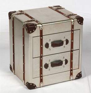 Baúl de almacenamiento clásico de aluminio al por mayor - Product Image 3