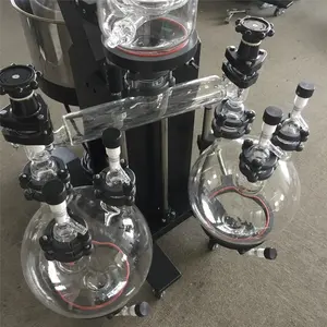 Évaporateur rotatif Topacelab 50L avec deux condenseurs et double flacon de collecte pour la récupération d'alcool