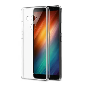 Nouvelle couverture Antichoc Transparent étui En Cristal Pour HTC U11 Plus Étui Souple TPU Gel Peau coque de téléphone