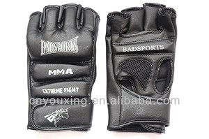 Hot vente arts <span class=keywords><strong>martiaux</strong></span> karaté noir PU <span class=keywords><strong>MMA</strong></span> des gants sparring gear, Gants de boxe - Product Image 1