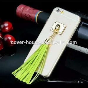 Para el <span class=keywords><strong>iphone</strong></span> 6 clear borlas de moda caso de la cubierta - Product Image 1