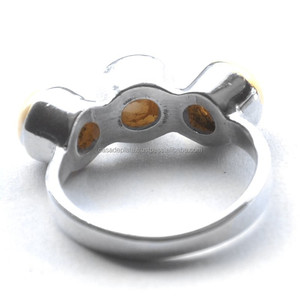 Pearl Round Cabochon Solid 925 Sterling Silver Ring, Eternity <b>Band</b> <b>Wedding</b> <b>Band</b> Ring Fashionable Ring For Women <b>Men</b>. - Product Image 3