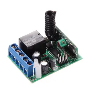 Módulo controlador inalámbrico, relé DC 12V 315MHz 433MHZ