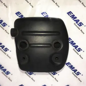 EMAS black silence muffler for chainsaw replacement pole super quiet chainsaw spare parts exhaust muffler 65cc 70cc