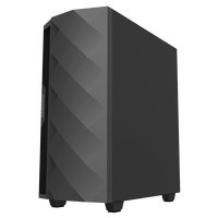 Boîtier d'ordinateur de jeu PC en acier GAMEMAX 3601 Mid-Tower avec ventilateur de 12 cm