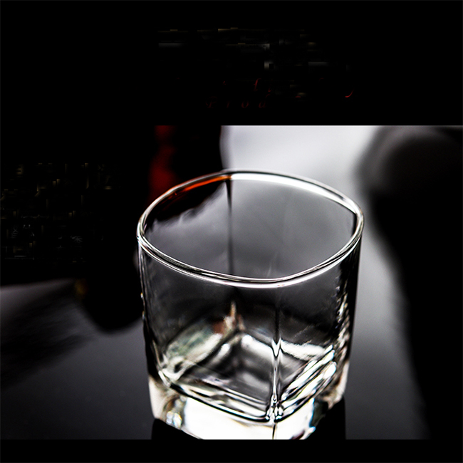 Wholesale Custom 6oz small square whisky glass cup