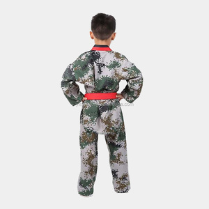 Uniformi di <span class=keywords><strong>Taekwondo</strong></span> Personalizzate per Allenamento Arti Marziali, Tute Mimetiche WTF all'Ingrosso - Product Image 2