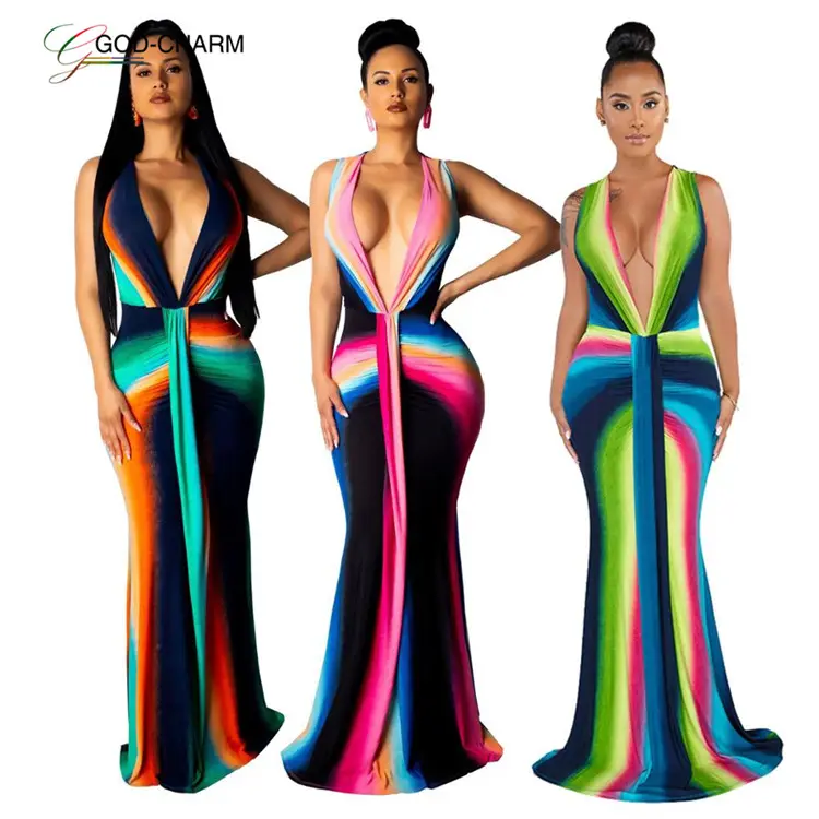 *GC-66870910 2020 new arrivals Wholesale off shoulder sexy v neck dinner dresses ball gowns and cocktail dresses for ladies